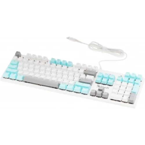 Клавиатура A4Tech Bloody S510R механическая белый USB for gamer LED (S510R USB ICY WHITE/BLMS RED)